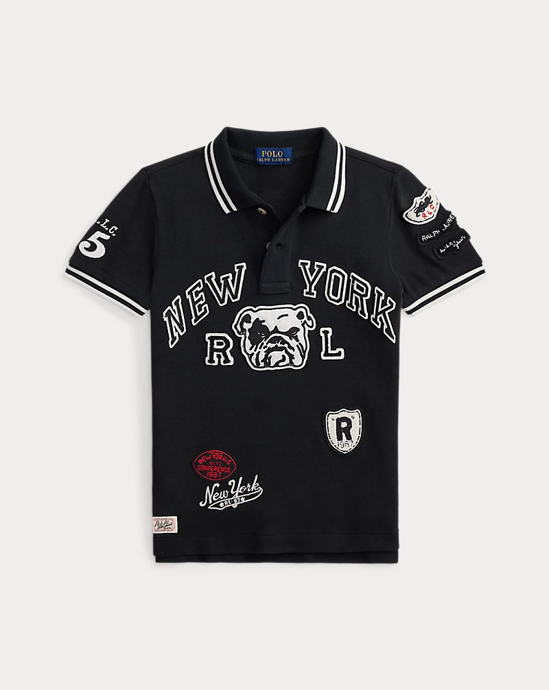 polo golf ralph lauren Cotton Mesh Graphic Polo Shirt