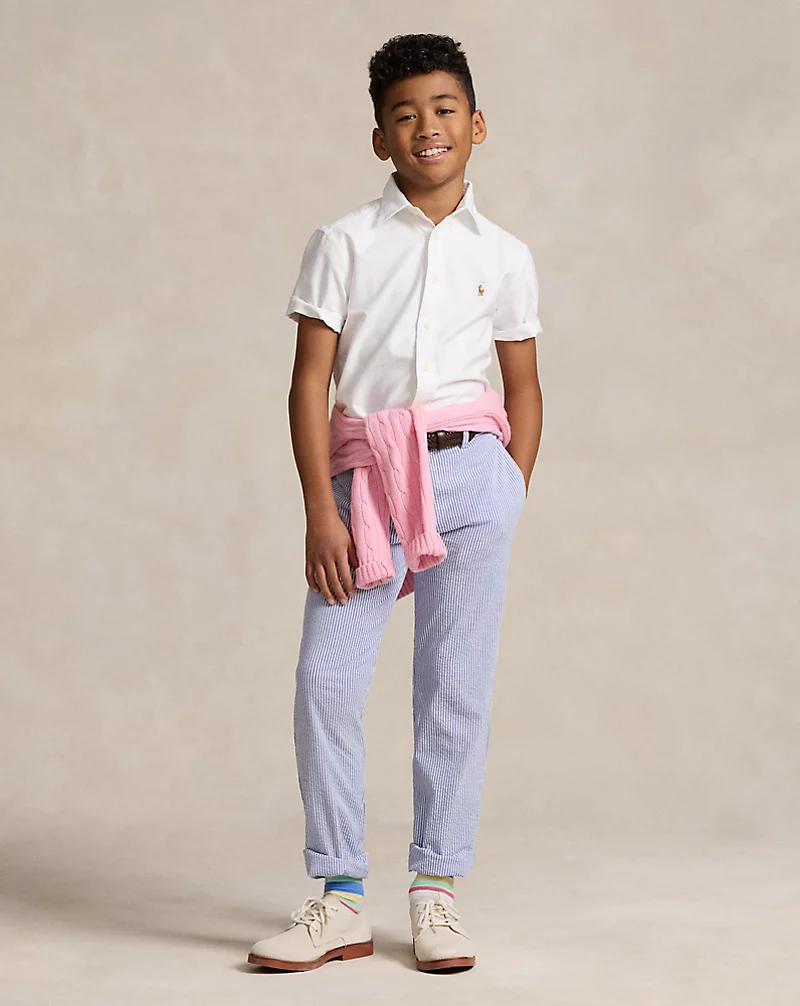 Polo Golf Ralph Lauren Cotton Oxford Short-Sleeve Shirt