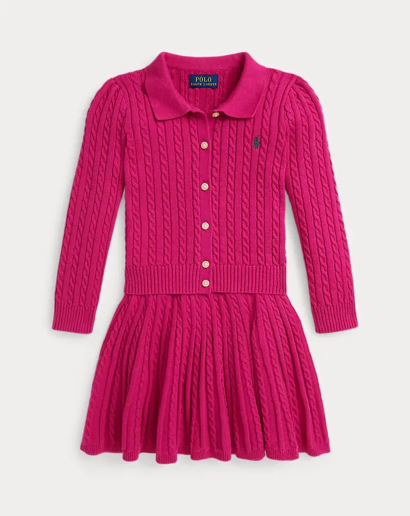 Polo Golf Ralph Lauren Cotton Polo Cardigan & Skirt Set