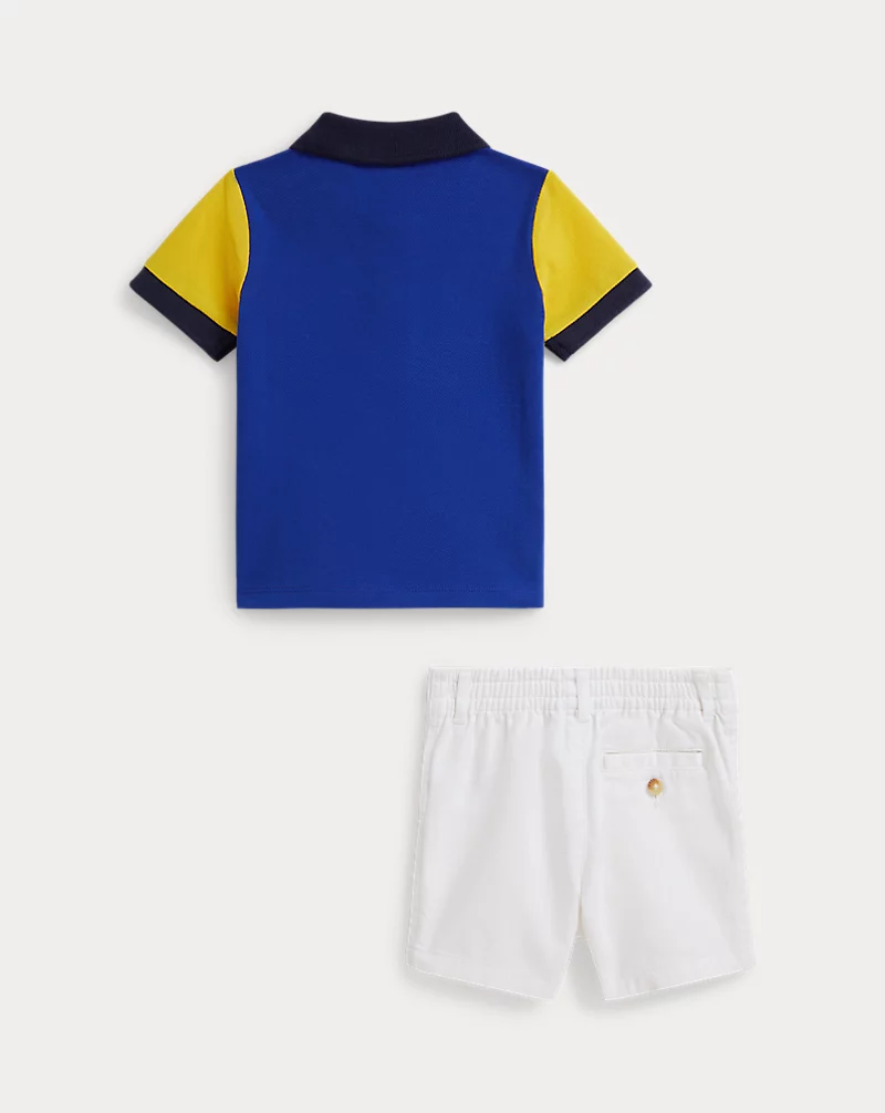 Polo Golf Ralph Lauren Crest Mesh Polo Shirt & Short Set