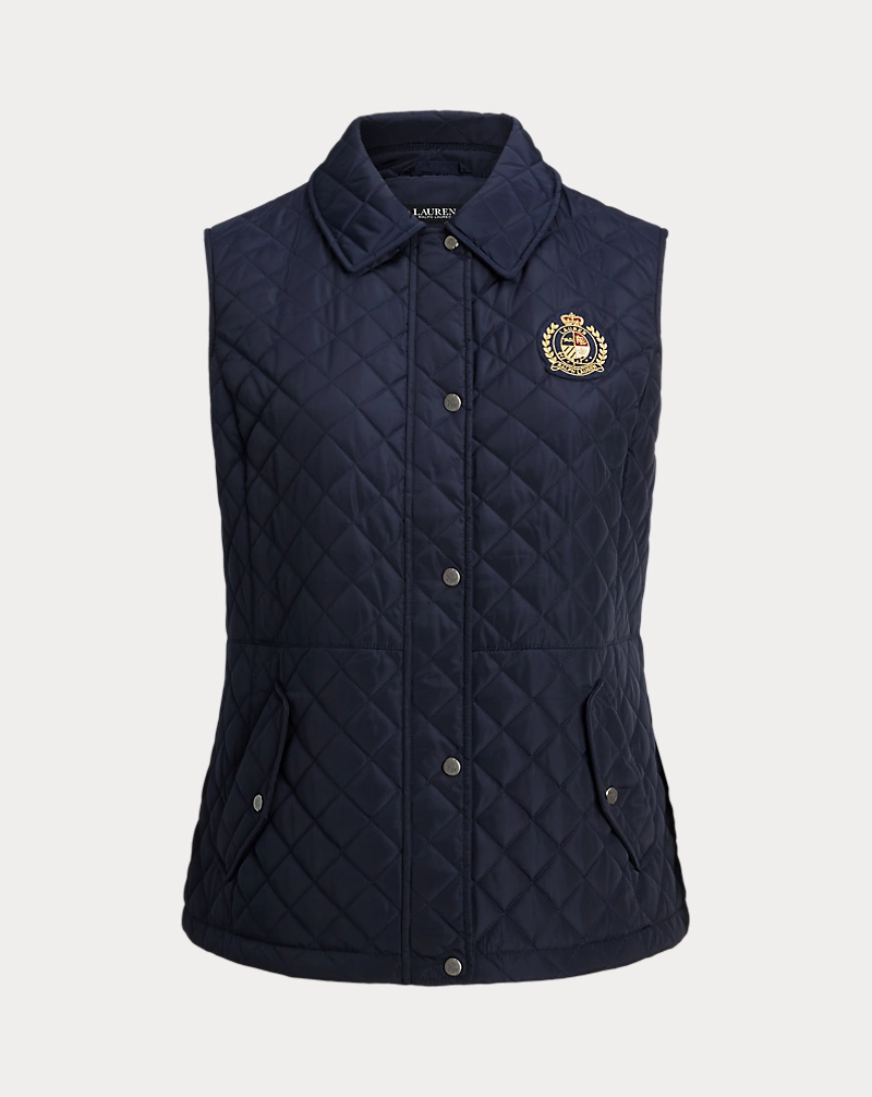 Polo Golf Ralph Lauren Crest-Patch Diamond-Quilted Vest