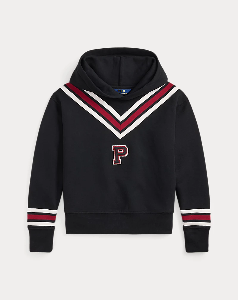 polo golf ralph lauren Cricket-Stripe Fleece Letter Hoodie