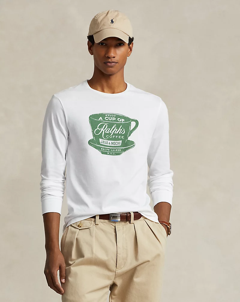 polo golf ralph lauren Custom Slim Fit Ralph’s Coffee T-Shirt