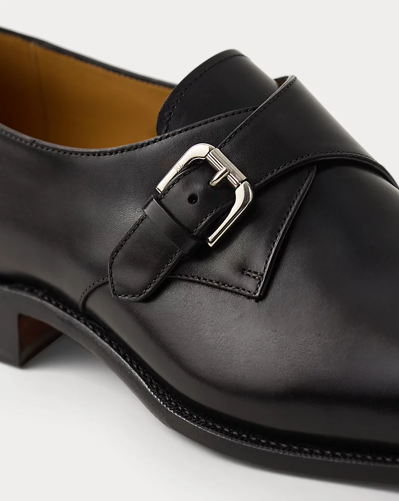 Polo Golf Ralph Lauren Darnell Calfskin Monk-Strap Shoe