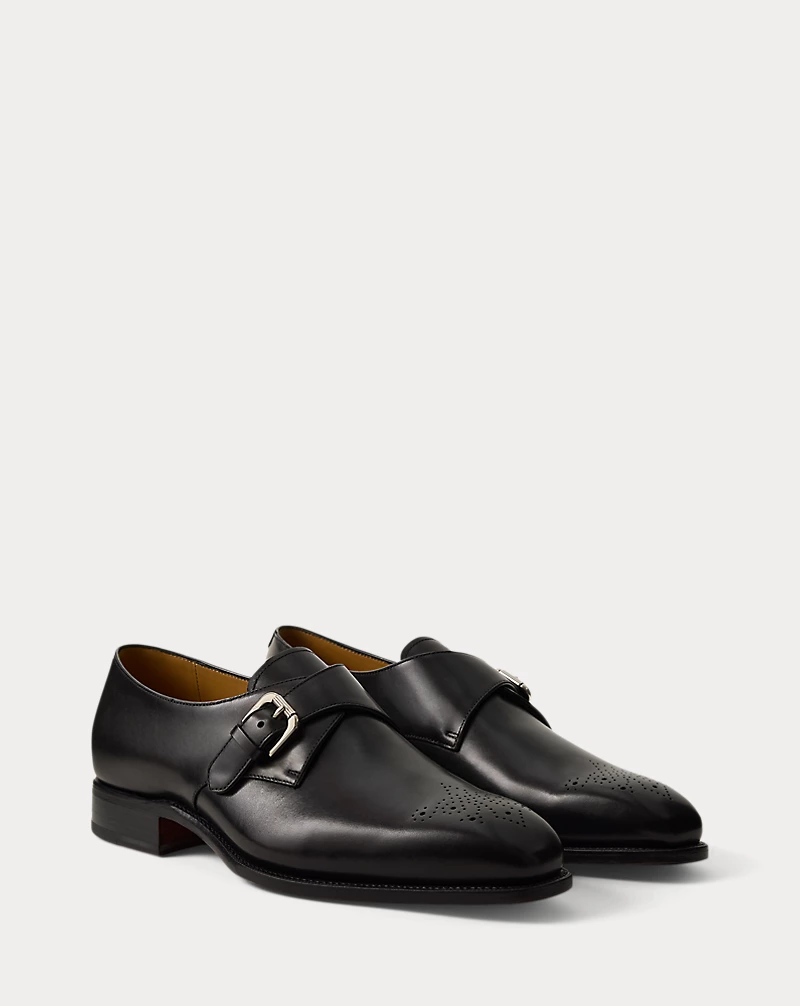 Polo Golf Ralph Lauren Darnell Calfskin Monk-Strap Shoe