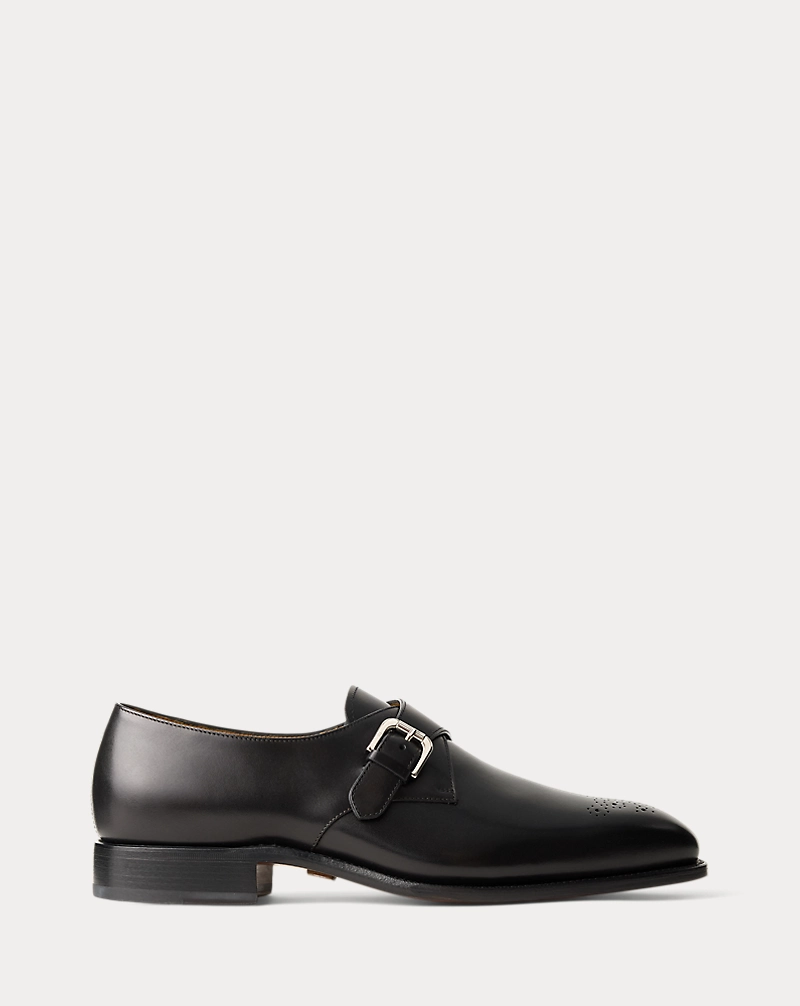 polo golf ralph lauren Darnell Calfskin Monk-Strap Shoe
