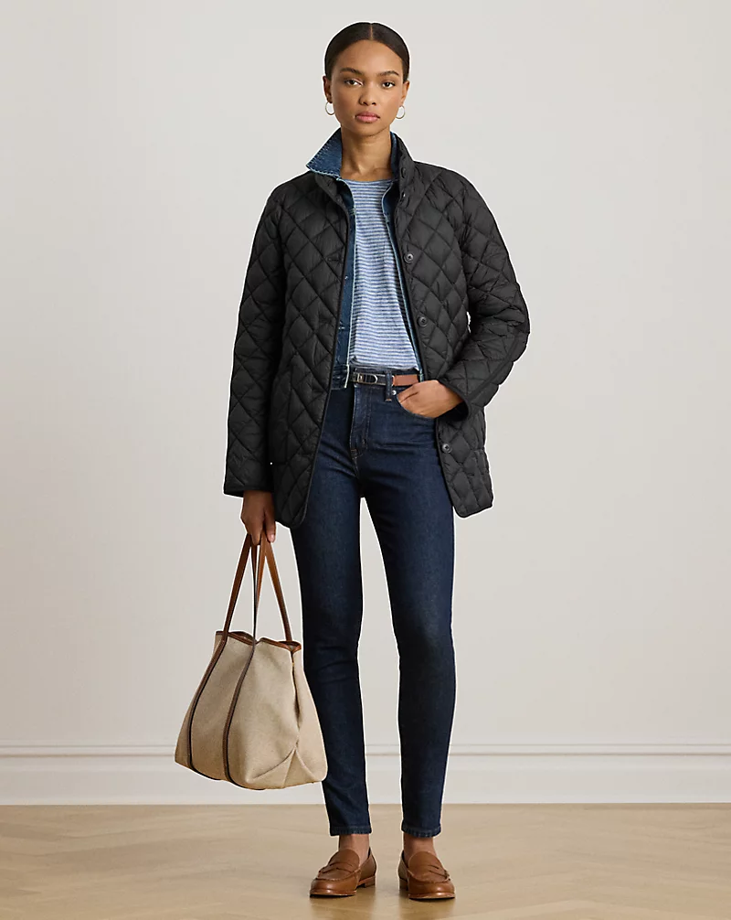 Polo Golf Ralph Lauren Diamond-Quilted Mockneck Jacket