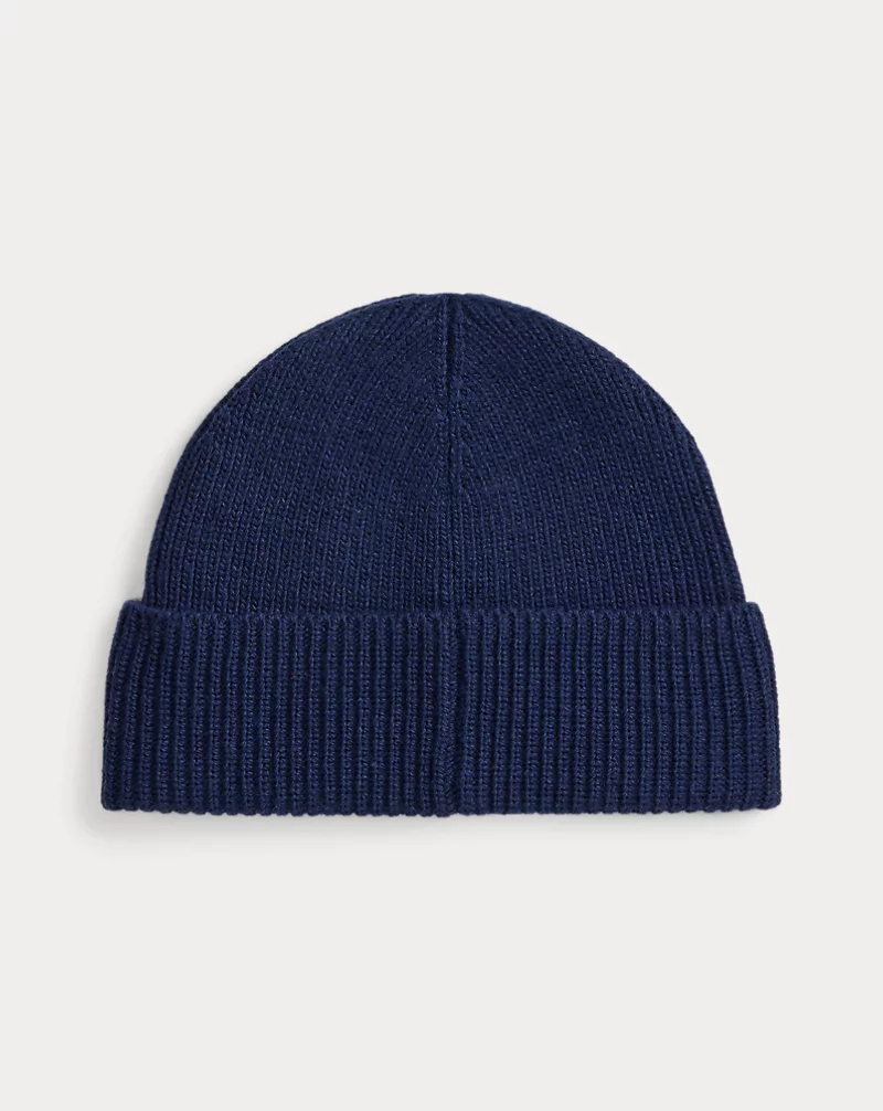 Polo Golf Ralph Lauren Dog-Embroidered Rib-Knit Beanie