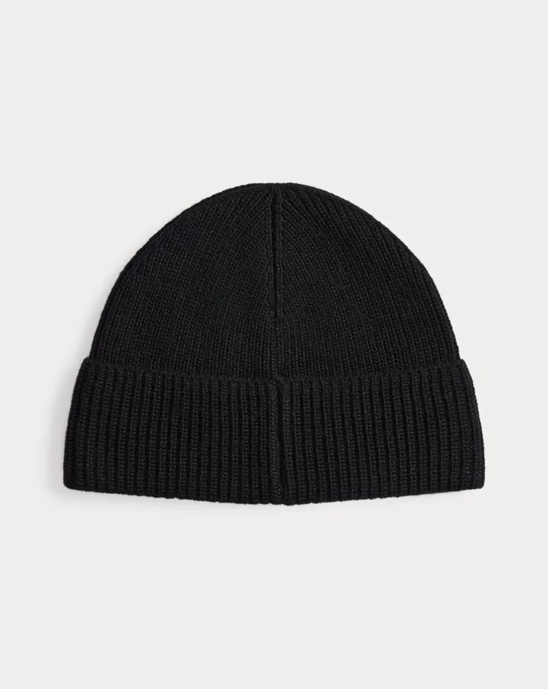 Polo Golf Ralph Lauren Dog-Embroidered Rib-Knit Beanie