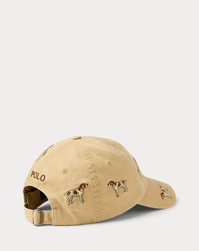 Polo Golf Ralph Lauren Dog-Embroidered Twill Ball Cap