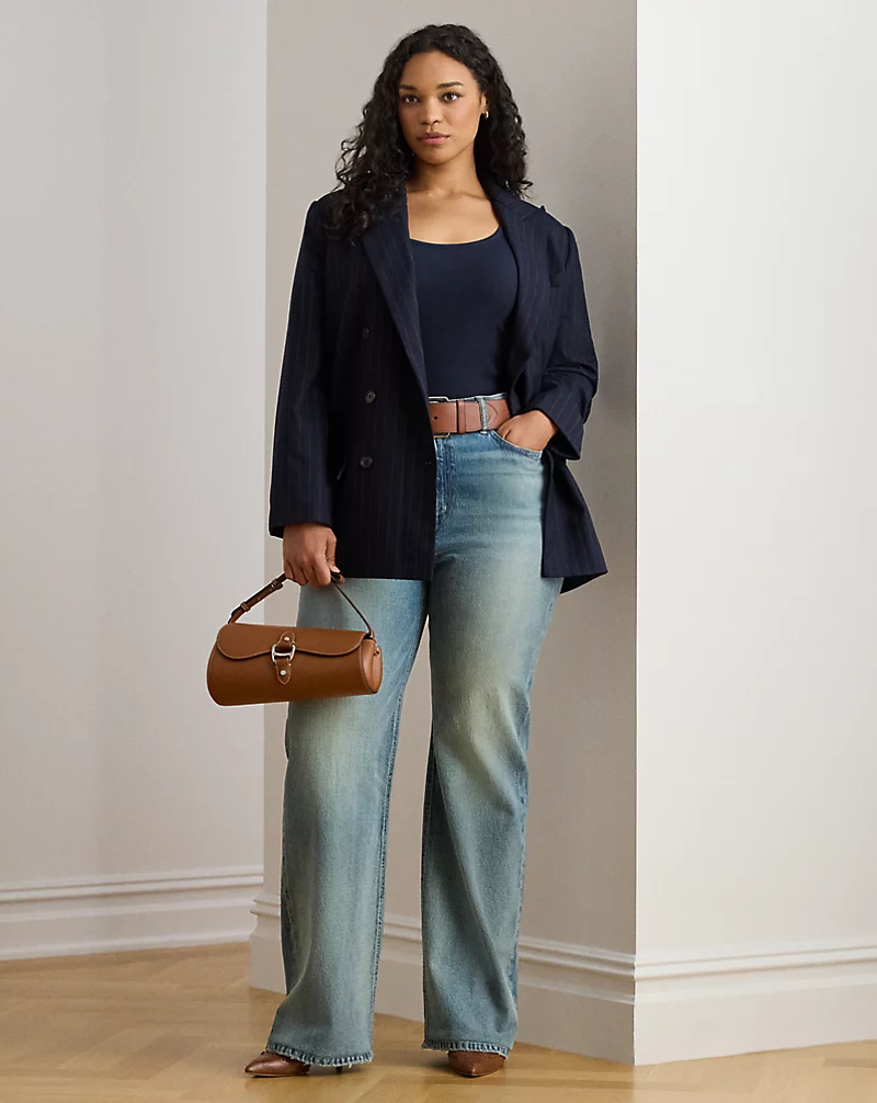 Polo Golf Ralph Lauren Double-Breasted Pinstripe Twill Blazer