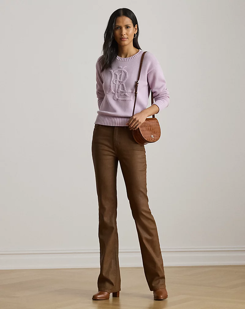 Polo Golf Ralph Lauren Embroidered-Logo Combed Cotton Sweater