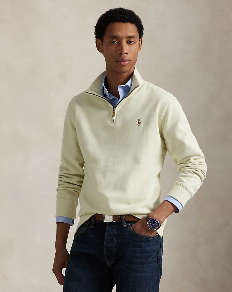 polo golf ralph lauren Estate-Rib Quarter-Zip Pullover