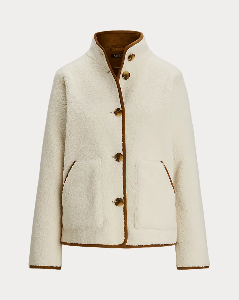 Polo Golf Ralph Lauren Faux-Shearling Funnelneck Coat