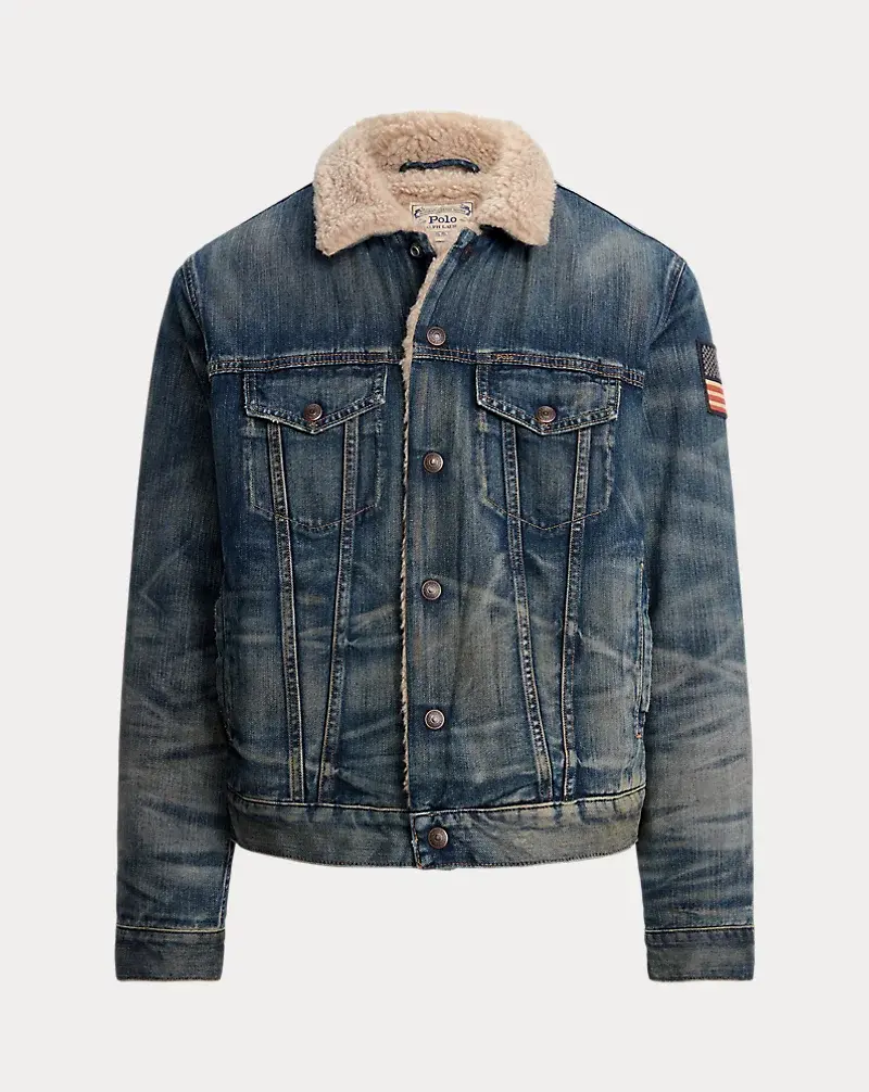 Polo Golf Ralph Lauren Fleece-Lined Denim Trucker Jacket
