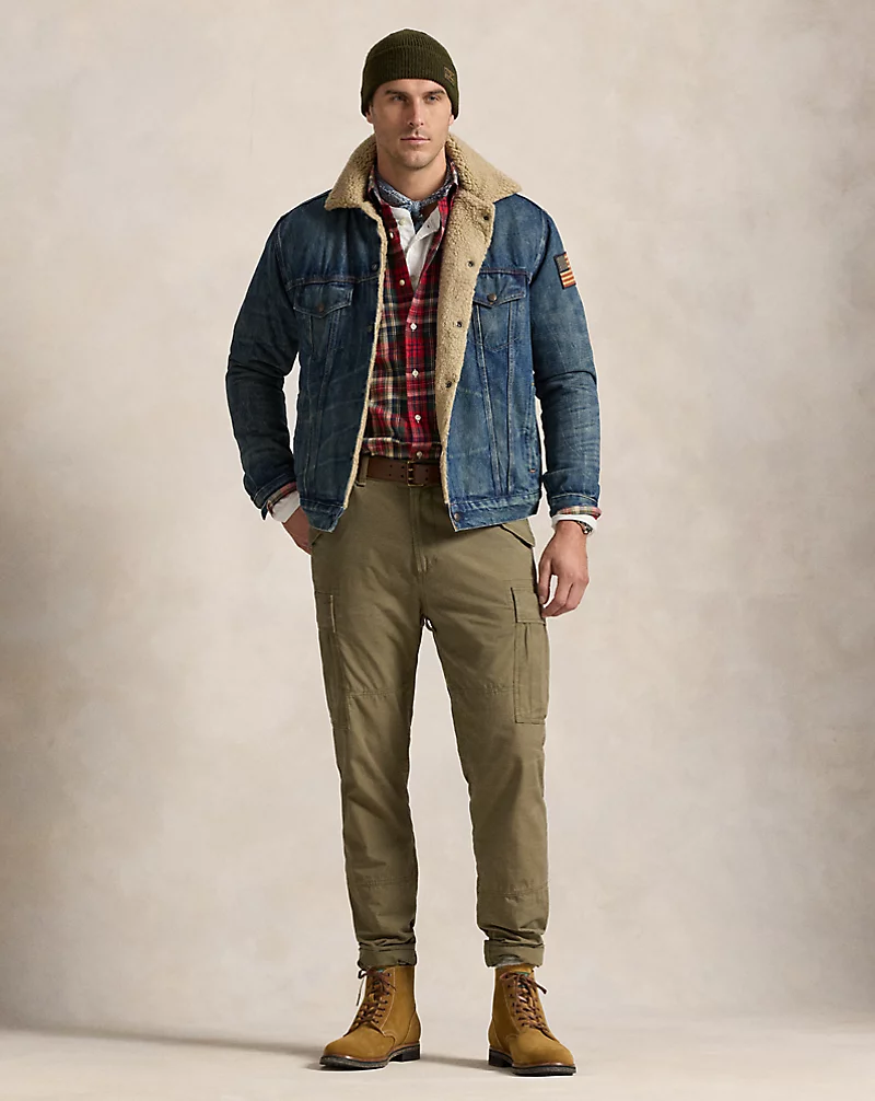 Polo Golf Ralph Lauren Fleece-Lined Denim Trucker Jacket