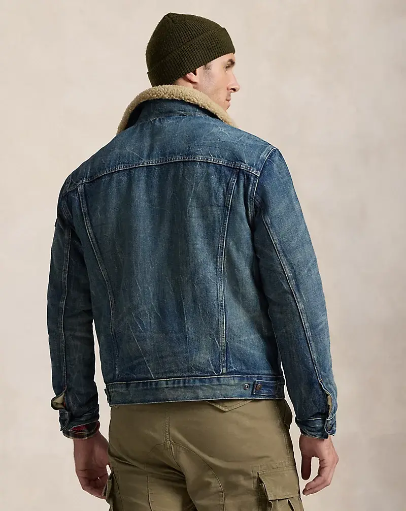 Polo Golf Ralph Lauren Fleece-Lined Denim Trucker Jacket