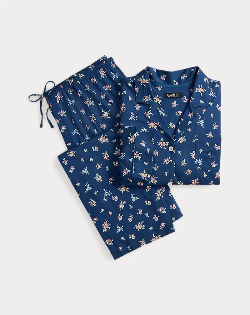 Polo Golf Ralph Lauren Floral Cotton-Blend Jersey Sleep Set