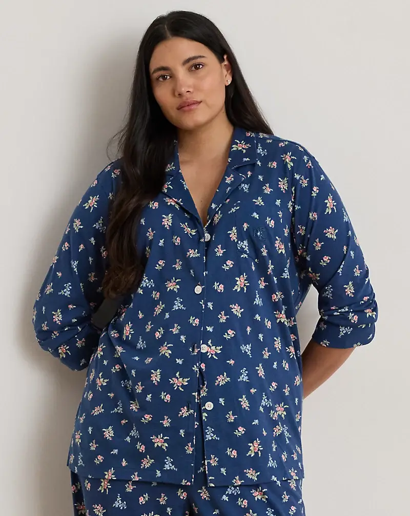 Polo Golf Ralph Lauren Floral Cotton-Blend Jersey Sleep Set