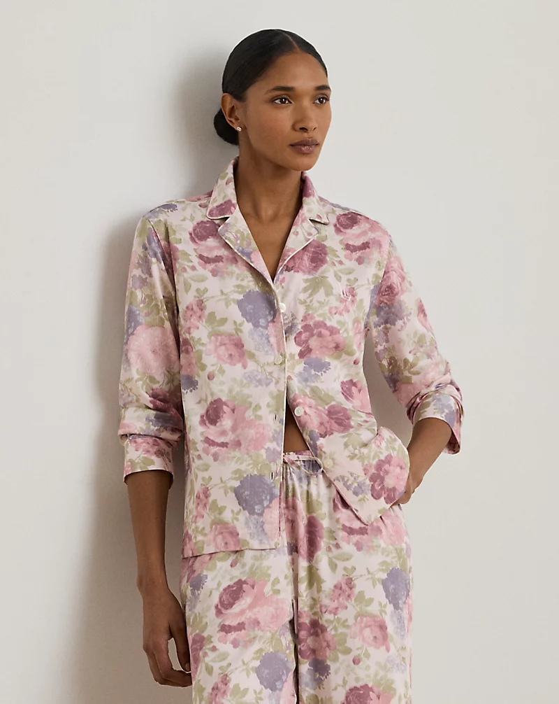 Polo Golf Ralph Lauren Floral Cotton-Blend Sateen Sleep Set