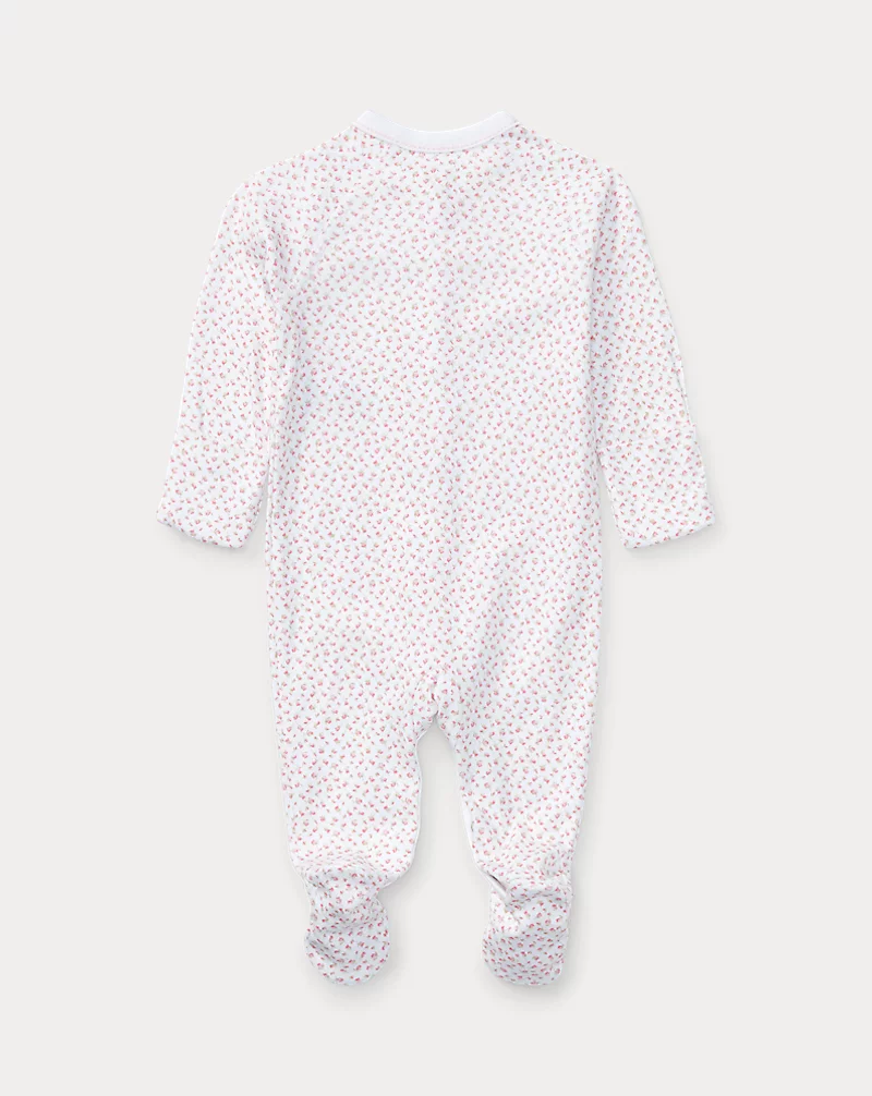 Polo Golf Ralph Lauren Floral Cotton Footed Coverall