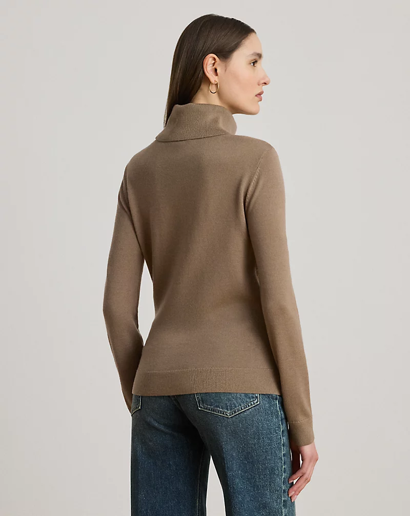 Polo Golf Ralph Lauren Geo-Print Wool-Blend Turtleneck Sweater