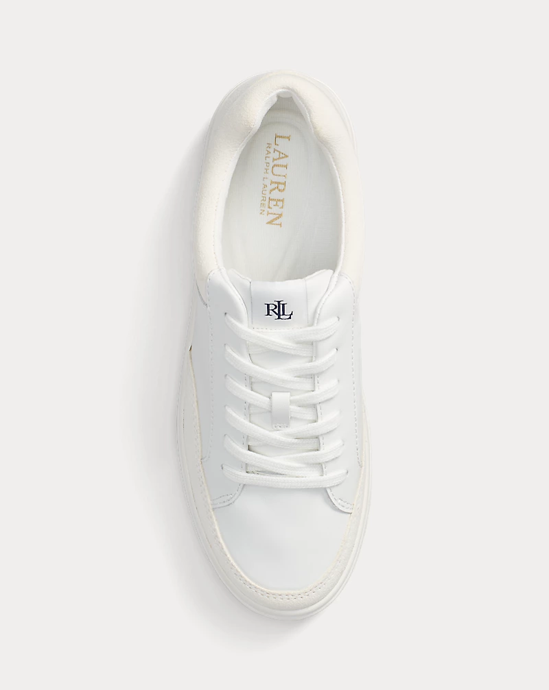 Polo Golf Ralph Lauren Hailey Leather & Suede Sneaker
