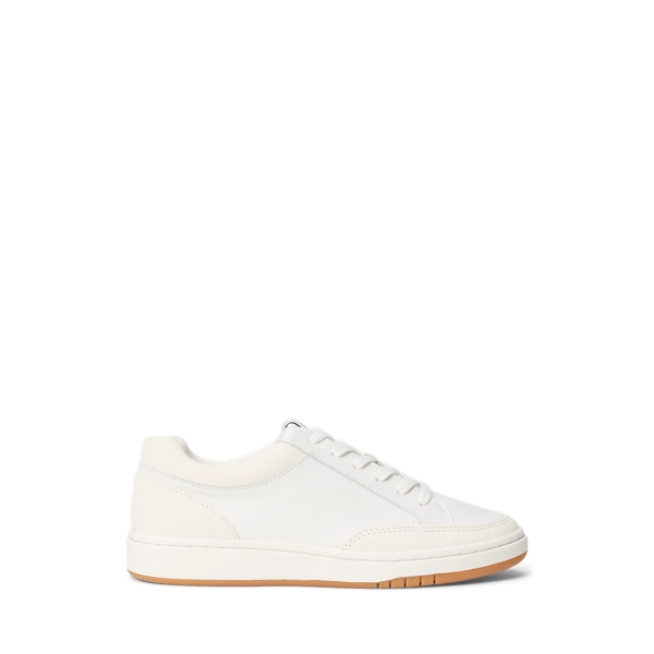 polo golf ralph lauren Hailey Leather & Suede Sneaker