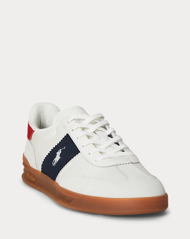 Polo Golf Ralph Lauren Heritage Aera Suede-Paneled Sneaker