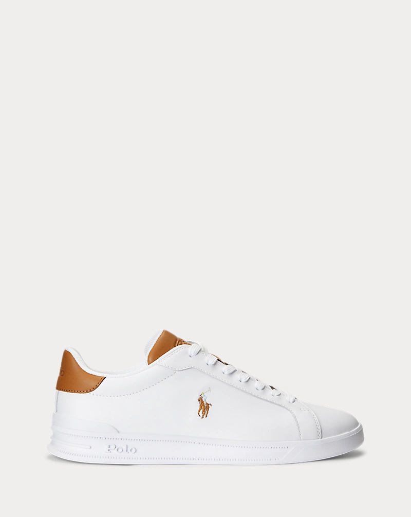 polo golf ralph lauren Heritage Court II Leather Sneaker