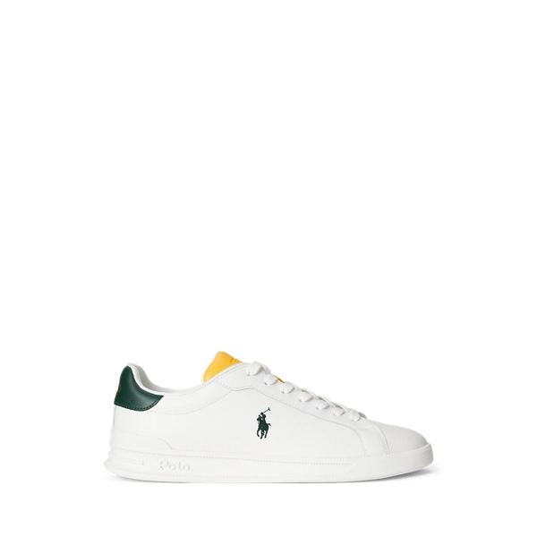 polo golf ralph lauren Heritage Court II Nappa Leather Sneaker