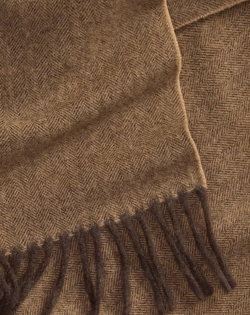 Polo Golf Ralph Lauren Herringbone Cashmere-Wool Scarf