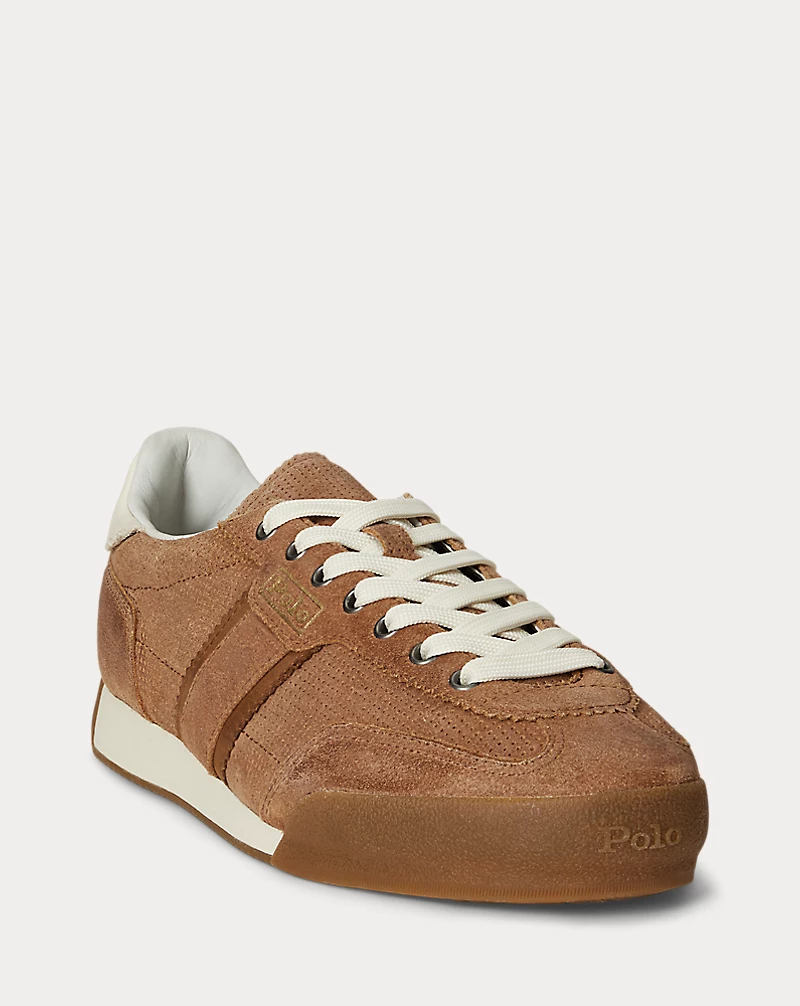 Polo Golf Ralph Lauren Hester Perforated Suede Sneaker