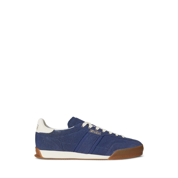 polo golf ralph lauren Hester Perforated Suede Sneaker