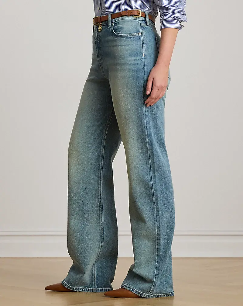 Polo Golf Ralph Lauren High-Rise Straight Wide-Leg Jean