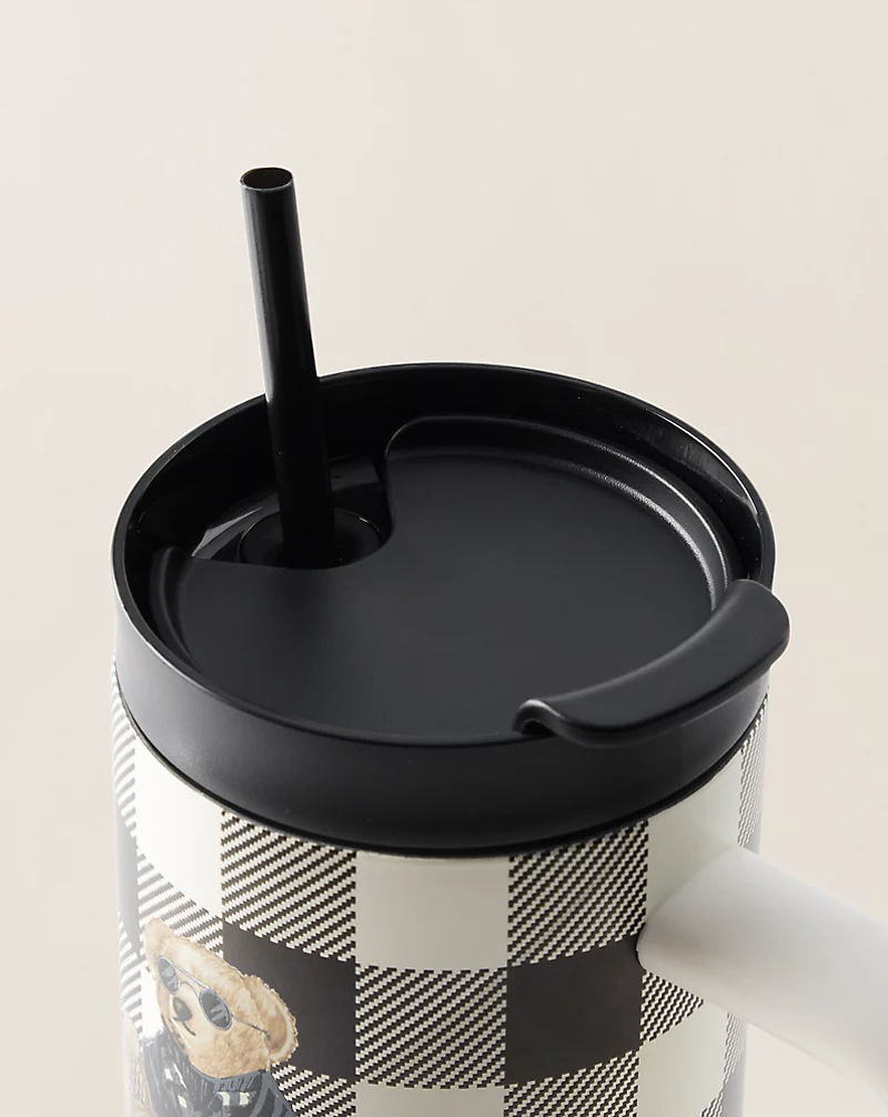 Polo Golf Ralph Lauren Holiday Polo Bear Water Bottle & Straw