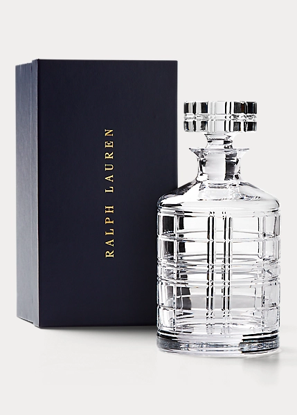 Polo Golf Ralph Lauren Hudson Plaid Barware Collection