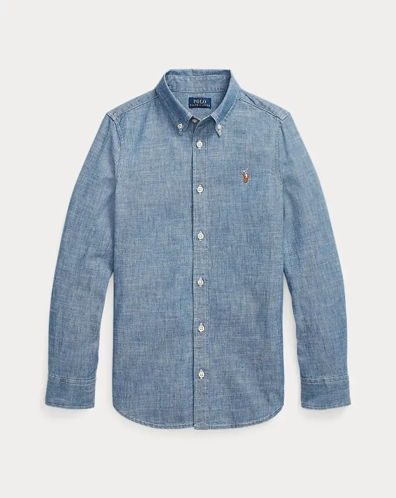 polo golf ralph lauren Indigo Cotton Chambray Shirt