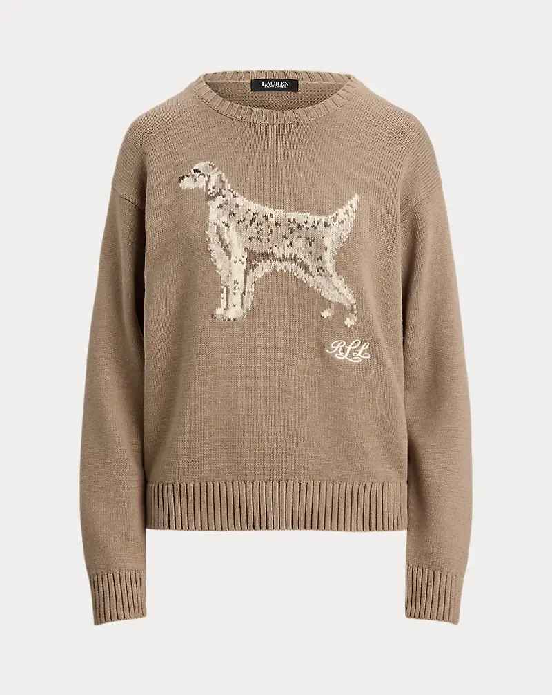Polo Golf Ralph Lauren Intarsia-Knit English Setter Sweater