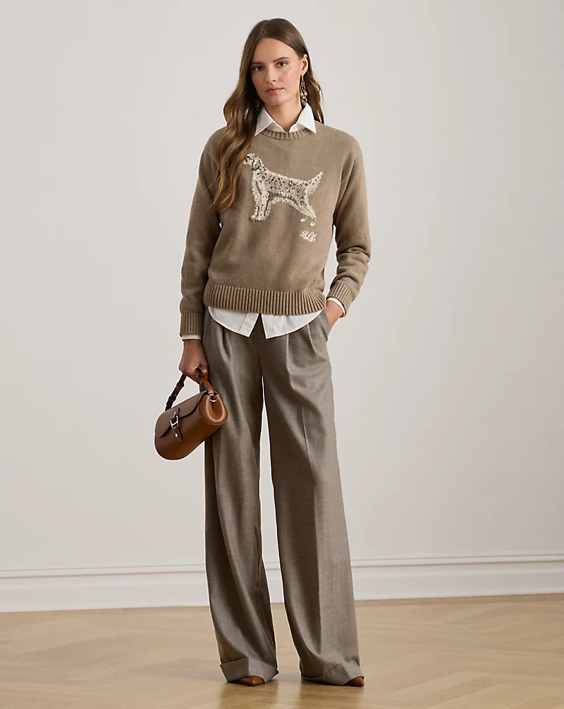 Polo Golf Ralph Lauren Intarsia-Knit English Setter Sweater