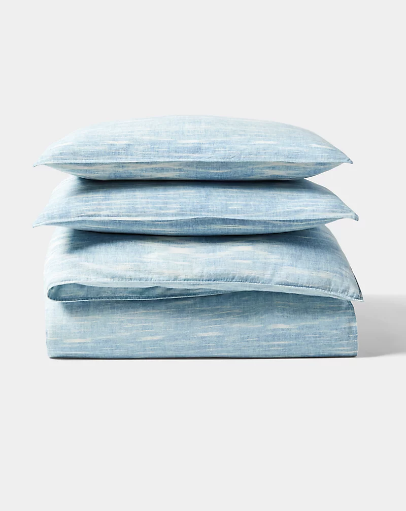 polo golf ralph lauren Kent Cotton-Linen Duvet Cover Set