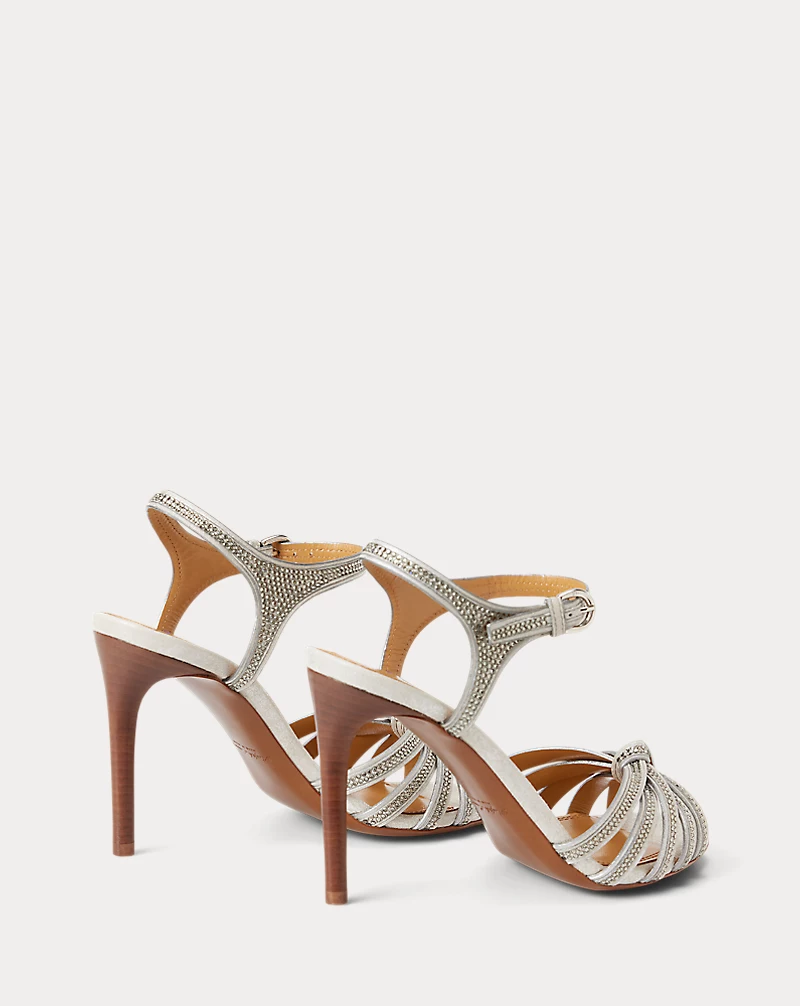 Polo Golf Ralph Lauren Kieran 95 MM Embellished Suede Sandal