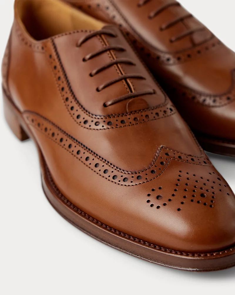 Polo Golf Ralph Lauren Layton 20 MM Burnished Calfskin Oxford
