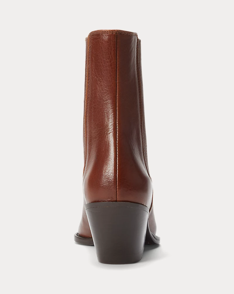 Polo Golf Ralph Lauren Leather Chelsea Western Boot