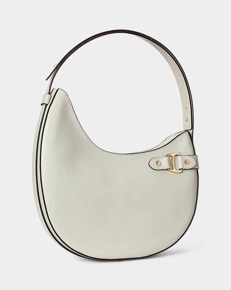 Polo Golf Ralph Lauren Leather Large Tasha Shoulder Bag