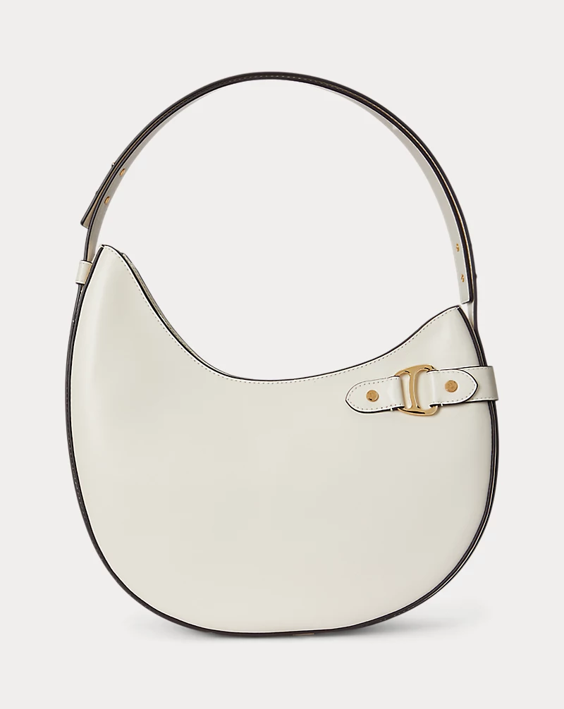 polo golf ralph lauren Leather Large Tasha Shoulder Bag