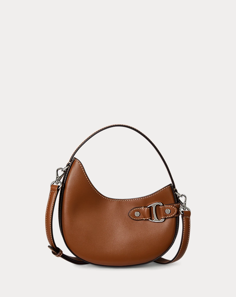 polo golf ralph lauren Leather Small Tasha Crossbody Bag