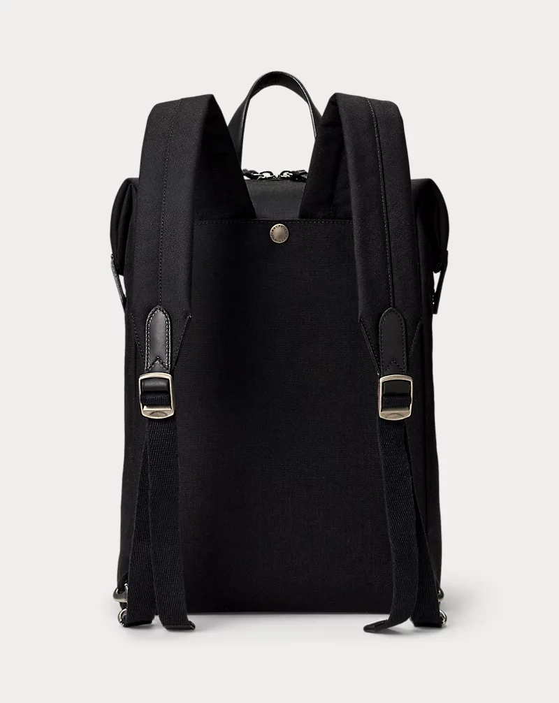 Polo Golf Ralph Lauren Leather-Trim Convertible Backpack-Tote