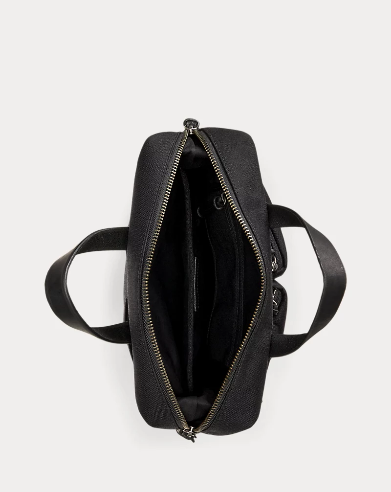 Polo Golf Ralph Lauren Leather-Trim Convertible Backpack-Tote