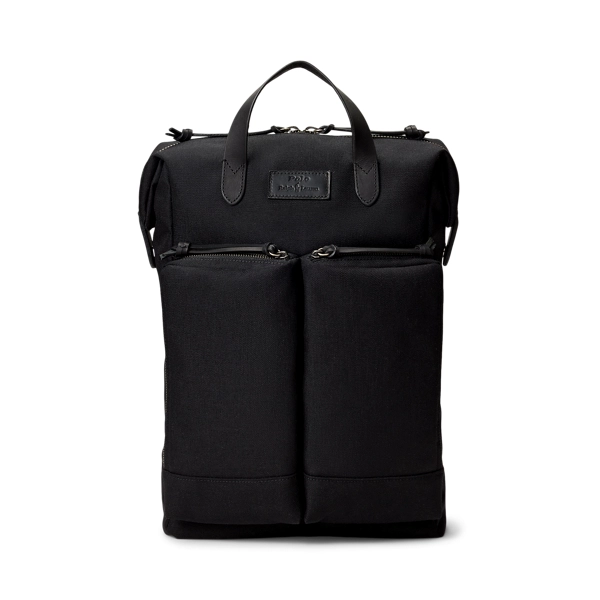 polo golf ralph lauren Leather-Trim Convertible Backpack-Tote